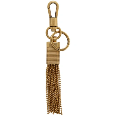 Givenchy Tassel Keychain In 966 Gold