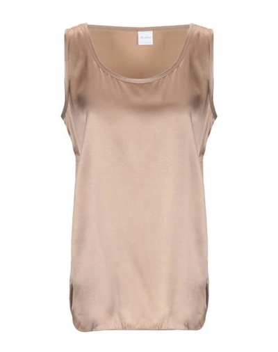 Max Mara Tops In Camel