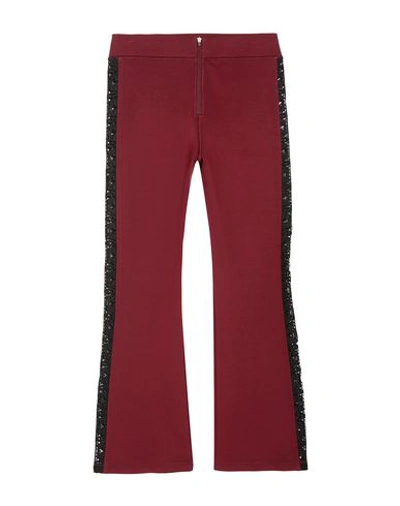 Ganni Pants In Maroon