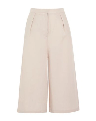 House Of Dagmar Cropped Pants & Culottes In Beige