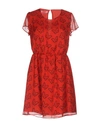 Blugirl Folies Short Dresses In Red