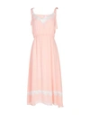 Blugirl Folies Midi Dresses In Light Pink