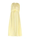 Tela 3/4 Length Dresses In Yellow