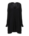 Patrizia Pepe Short Dresses In Black
