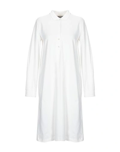 K-way Knee-length Dress In White