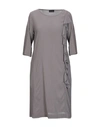 European Culture Short Dresses In Grey