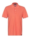 Drumohr Polo Shirt In Orange