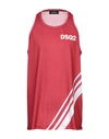 Dsquared2 Tank Top In Red
