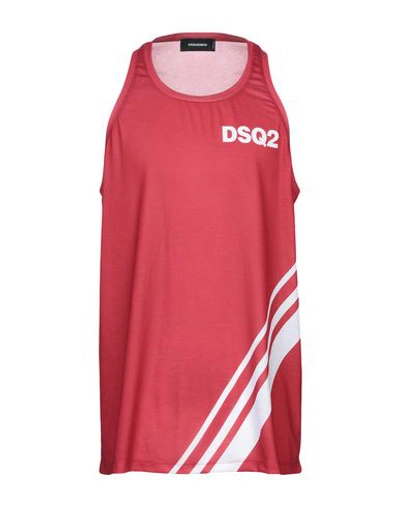 Dsquared2 Tank Top In Red