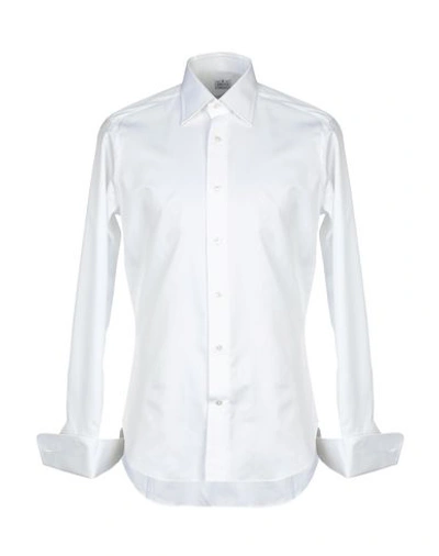 Truzzi Solid Color Shirt In White