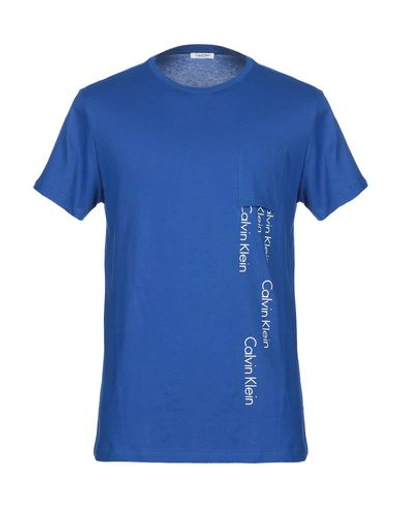 Calvin Klein T-shirt In Blue