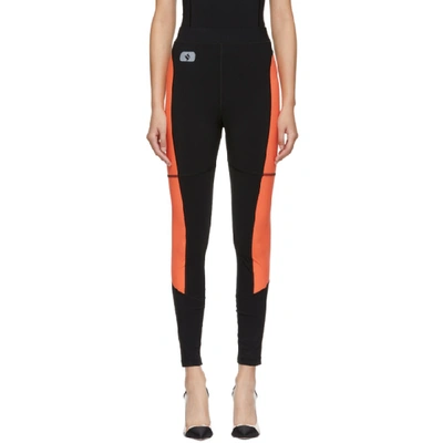 Alexander Wang T Swim Leggings In 938 Blk/pap