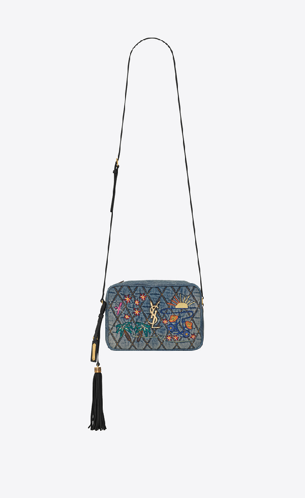 saint laurent denim bag