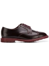 Gosha Rubchinskiy Dr. Martens Derby Shoes In Burgundy