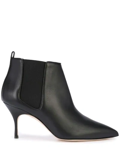 Manolo Blahnik 'dildi' Stiefeletten In Black