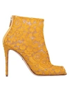 Dolce & Gabbana Ankle Boot In Ocher