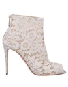 Dolce & Gabbana Ankle Boot In Sand