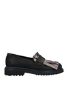 Alberto Guardiani Loafers In Black