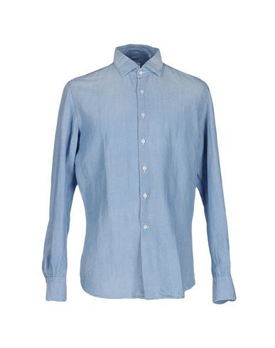 Glanshirt Linen Shirt In Blue | ModeSens