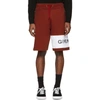 Givenchy Logo Embroidered Bermuda Shorts In Red
