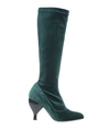 Tipe E Tacchi Boots In Dark Green