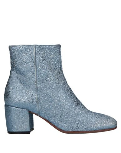 Alexander Hotto Ankle Boot In Sky Blue