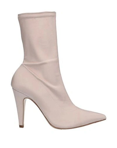 Giampaolo Viozzi Ankle Boot In Light Pink