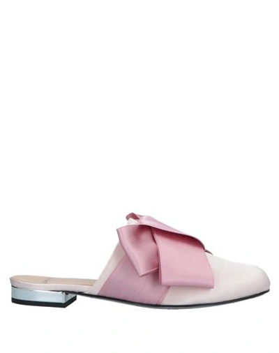 Tipe E Tacchi Mules And Clogs In Pastel Pink