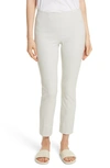 Vince Stitch-front Seam Leggings In Gesso