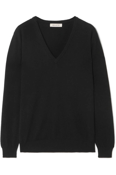 Daughter Bray Cashmere Sweater In Black