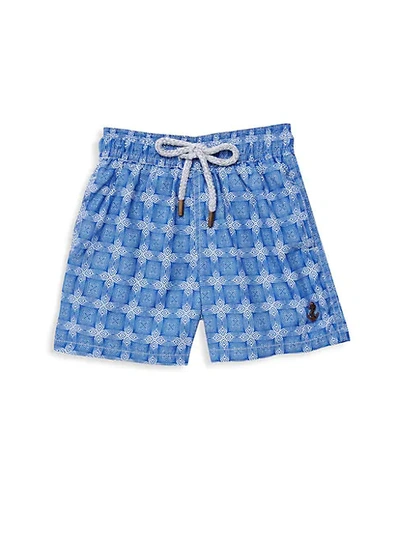 Retromarine Boy's Scallops Printed Swim Shorts