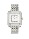 Michele Milou Diamond Stainless Steel Bracelet Watch