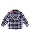 Andy & Evan Little Boy's Quilted Plaid Button-down Shirt