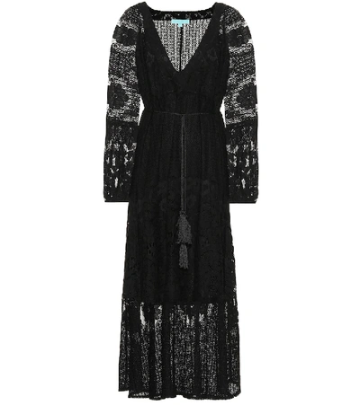 Melissa Odabash Melissa Lace Long-sleeve Coverup Dress In Black