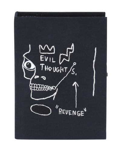 Olympia Le-tan Basquiat&reg; Revenge Black Frame Edition Book Clutch Bag