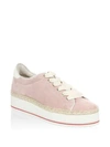 Orchid Pink Calf Suede