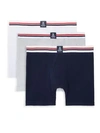 Psycho Bunny 3-pack Motion Boxer Briefs In Dark Class