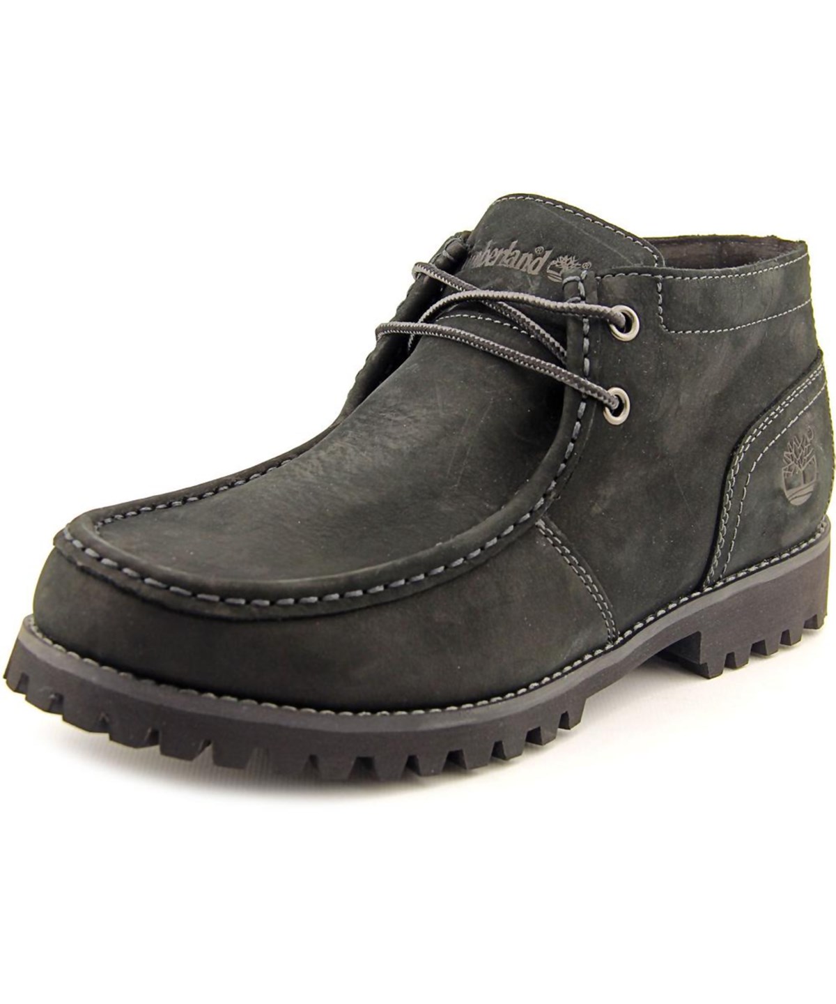 Square Toe Leather Chukka Boot 