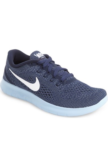 Nike 'free Rn' Running Shoe (women) In Midnight Navy/ White | ModeSens