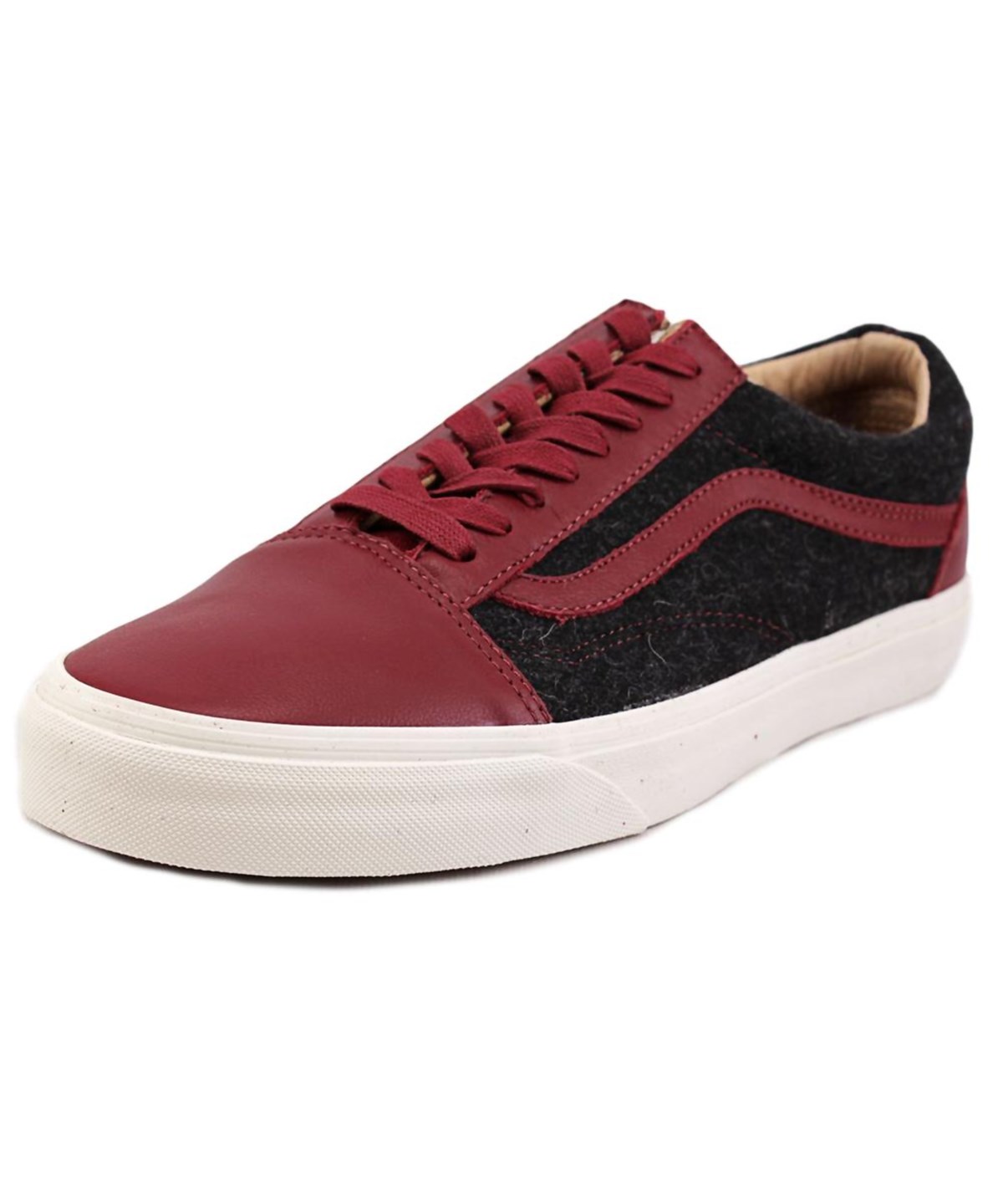 vans old skool burgundy mens