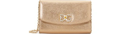 Dolce & Gabbana Dg Wallet On Chain In Gold