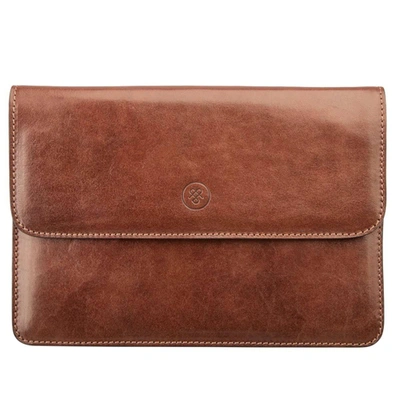 Maxwell Scott Bags Men S Finely Crafted Leather Travel Wallet In Tan