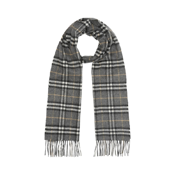 burberry classic vintage check cashmere scarf