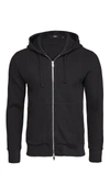 Theory Haskel Packable Hooded Jacket In Black