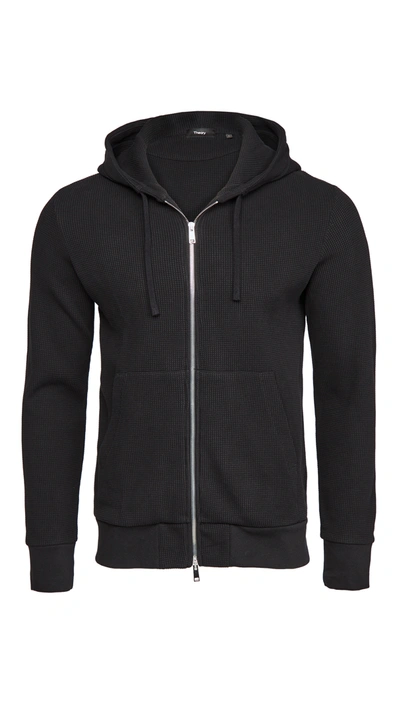 Theory Haskel Packable Hooded Jacket In Eclipse