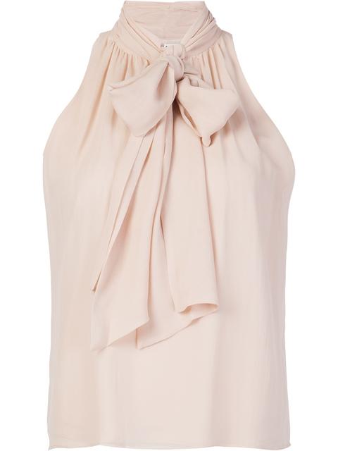 Alice And Olivia Bow Tie Blouse | ModeSens