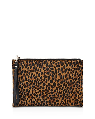 Whistles Hampstead Leopard Print Wristlet In Leopard Print