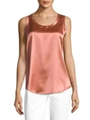 Lafayette 148 Reversible Perla Tank In Adobe