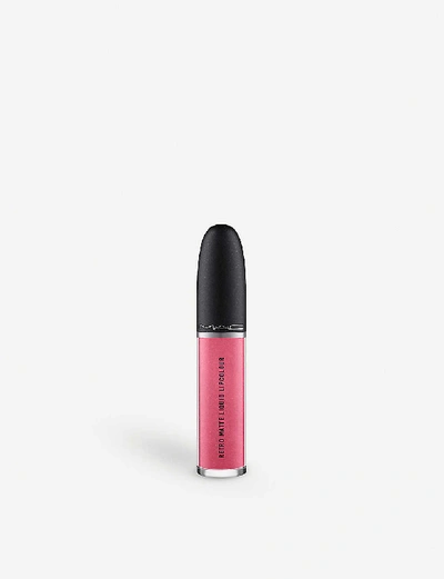 Mac Retro Matte Liquid Lipcolour Metallic 5ml In Metallic Rose