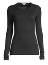 Splendid Long-sleeve Top In Black